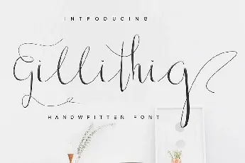 Gillithig Script font