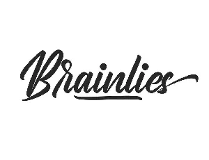 Brainlies font