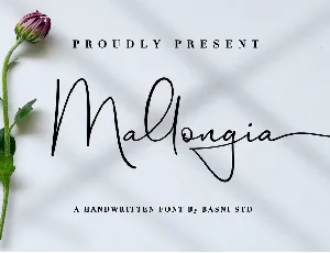 Mallongia font