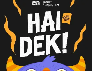 HAIDEK font