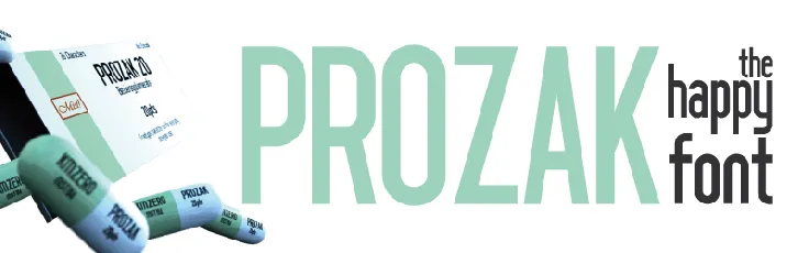 Prozak font