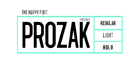 Prozak font