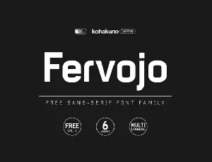 Fervojo Family font