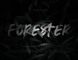 Forester font