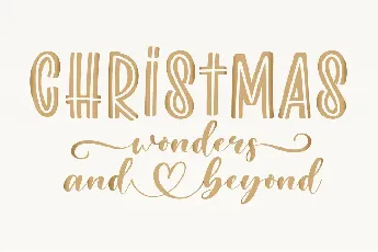 Christmas Wonders font