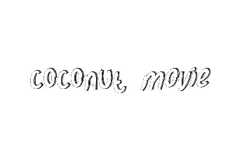 Coconut Movie font