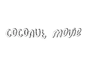 Coconut Movie font