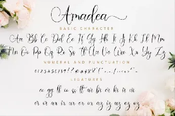 Amadea Script font