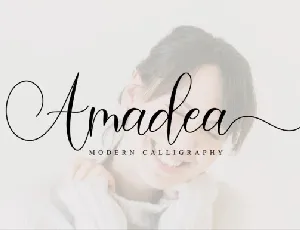 Amadea Script font