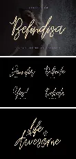 Befindisa Script font