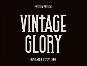 Vintage Glory font