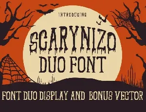 Scarynizo font