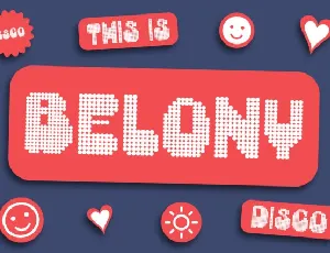 Belony Disco font