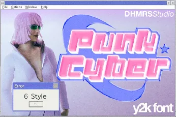 Punk Cyber font