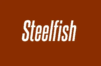 Steelfish font