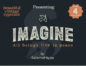 Imagine font