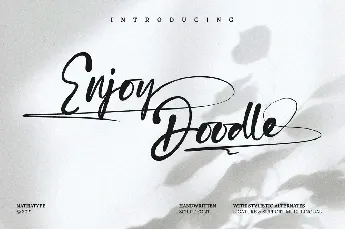 Enjoy Doodle font