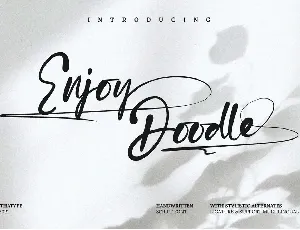 Enjoy Doodle font