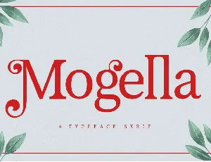 Mogella Serif Typeface font