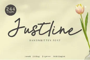 Justline Personal Use font