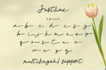 Justline Personal Use font