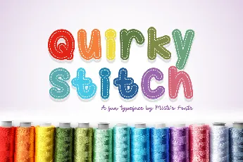 Quirky Stitch font