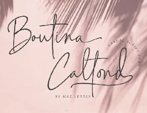 Boutina Caltond font