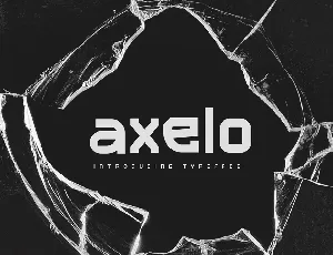 Axelo font