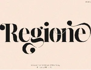 Regione font