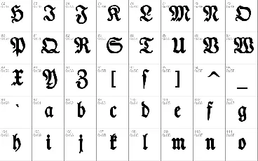 Typographer Fraktur font