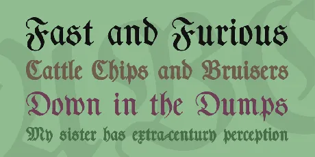 Typographer Fraktur font