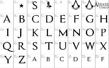 Assassin font