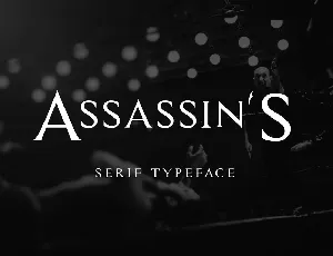 Assassin font