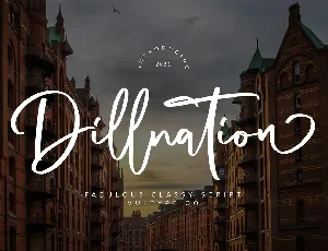 Dillnation Script font