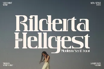 Rilderta Hellges Typeface font