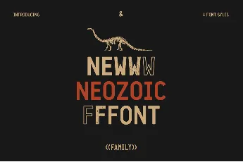 Neozoic Family font