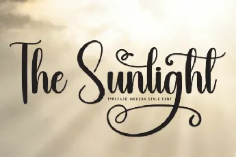 The Sunlight Script font