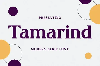 Tamarind font