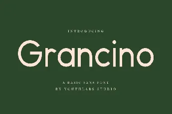 Grancino font