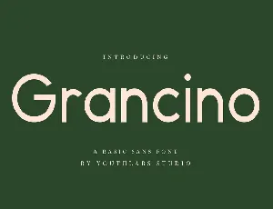 Grancino font