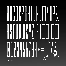 MM Vert font