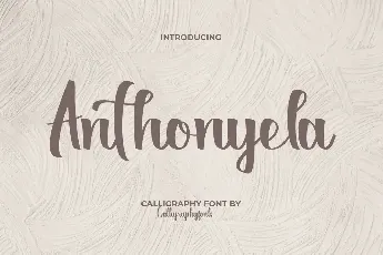 Anthonyela Demo font