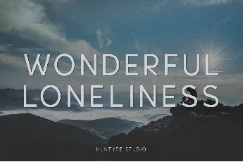 Wonderful Loneliness font