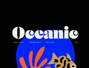 Oceanic Family font