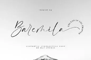 Baremila Script font