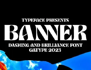 Banner font