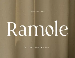 Ramole font