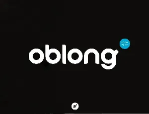 Oblong Logo font