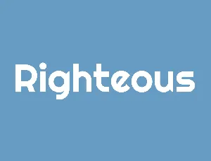 Righteous font