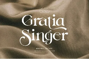 Gratia Singer font